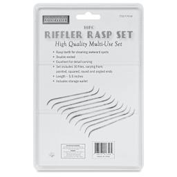 Hawk Riffler Rasps - Set of 10 - back of packaging