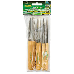 Hawk Clay & Wax Carving Tools - Set of 4 - front of packaging