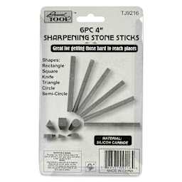 Jewel Tool Sharpening Stone Sticks - Set of 6, back of packaging
