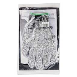 BeaverCraft Cut-Resistant Wood Carving Gloves - Small inside of packaging