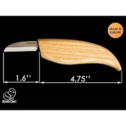 BeaverCraft Wood Carving Bench Knife - 1.57" Blade dimensions