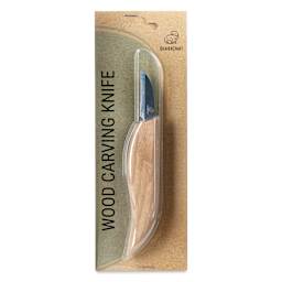 BeaverCraft Wood Carving Bench Knife - 1.57" Blade front of packaging