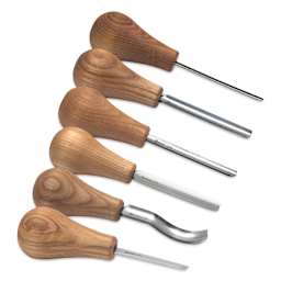 BeaverCraft Palm Carving Tool Set - Pkg of 6