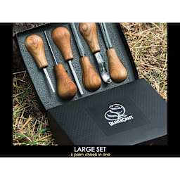 Large Set, 6 palm chisels in one