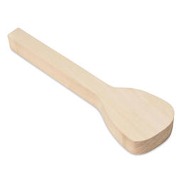 BeaverCraft Wooden Serving Spoon Carving Blank - Linden Wood angled view