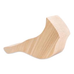 BeaverCraft Wooden Animal Carving Blank - Northern Cardinal top angled view