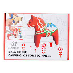 BeaverCraft Dala Horse Carving Kit packaging