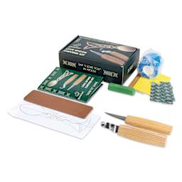 BeaverCraft Celtic Spoon Carving Kit contents