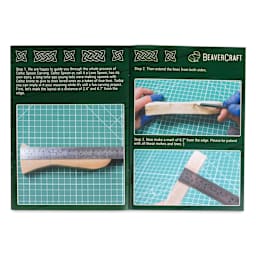 BeaverCraft Celtic Spoon Carving Kit instructional pamphlet