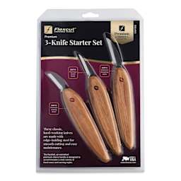 Flexcut Premium 3-Knife Starter Set front of packaging