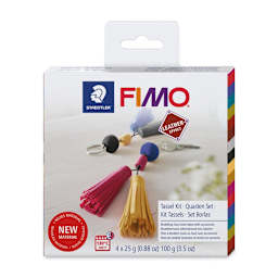 Staedtler Fimo Leather Effect Tassel Kit - Front of package