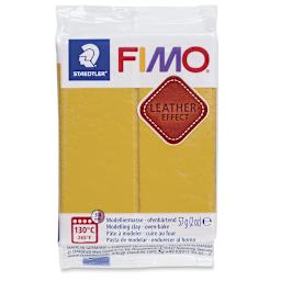 Staedtler Fimo Leather Effect Clay - Ochre, 2 oz