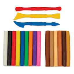 Faber-Castell World Colors Modeling Clay Set (set contents)