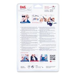 DAS Smart Polymer Clays - Harmonic Colors, Set of 12 (back of package)