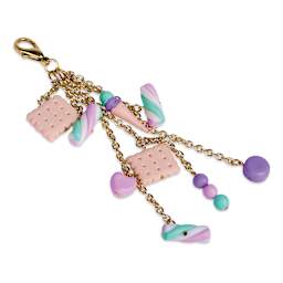 Finished example - Charms made with clay from the Pastel Colors set.