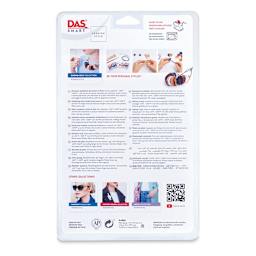 DAS Smart Polymer Clays - Warm and Cool Colors, Set of 12 (back of package)