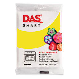 DAS Smart Polymer Clay - Lemon Yellow, 2 oz