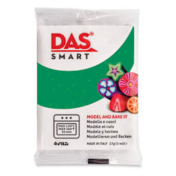 DAS Smart Polymer Clay - Green Glitter, 2 oz