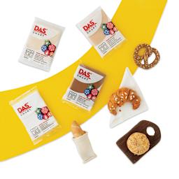 DAS Smart Polymer Clay (neutral colors used to make miniature bread items)