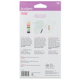 Sculpey Bead Making Jewelry Kit back of packaging