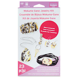 Sculpey Mokume Gane Jewelry Kit front of packaging