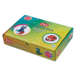 Pepy Plastilina Modeling Clay front of packaging, angled view