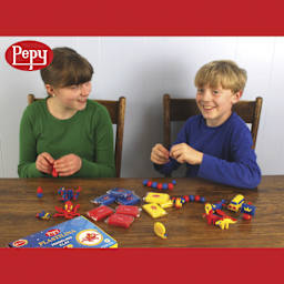 Pepy Plastilina Modeling Clay - Primary Colors, 1.4 oz, Pkg of 24 - in use