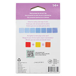 Sculpey Color Tints - Primary Colors, Set of 3 - back of packaging