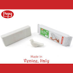 Pepy Air Dry Clay - White, 2.2 lb - Made in Venice, Italy and finished bird example