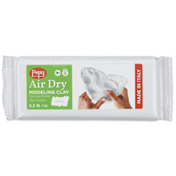 Pepy Air Dry Clay - White, 2.2 lb - front of packaging