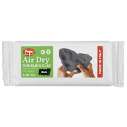 Pepy Air Dry Clay - Black, 1.1 lb - front of packaging
