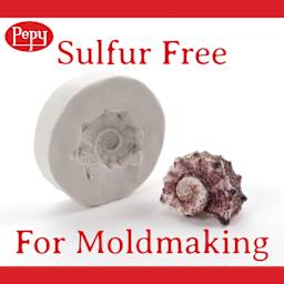 Pepy Plasticine Mineral Based Clay - White, 2 lb - sulfur free for moldmaking