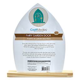 Craft Medley Wood Fairy Door, packaging
