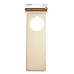 Craft Medley Wood Door Knob Hanger - Pkg of 2, front of packaging