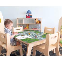 Whitney Brothers Nature View Pond Table (Child sitting at table, Chairs not included)