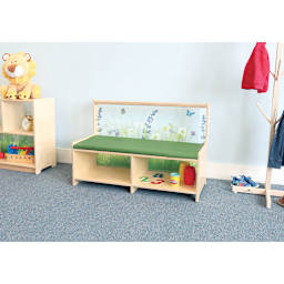 Whitney Brothers Nature View Sofa - Straight, 24-1/4"H x 36"W x 17"D (In classroom setting, Toys not included)