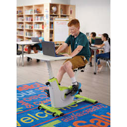 Copernicus Classroom Cruiser Learning Bike - Grades PreK-2 with Large Desktop, child using in classroom