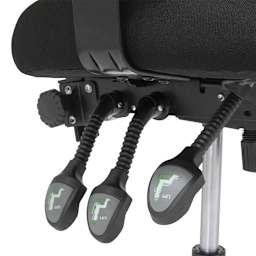 Studio Designs Winslow Drafting Chair, close up of the brackets.