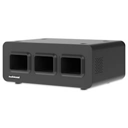 KwikBoost EdgePower Desktop Charging Station System - Medium Use Set, 3-bay charging base.