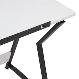 Studio Designs Hourglass Craft Table, close-up of corner