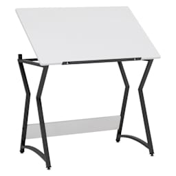 Studio Designs Hourglass Craft Table, at an angle