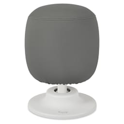 Kore Design Kid’s Adjustable Pivot Stool - Short, Gray, 13" - 17" - raised