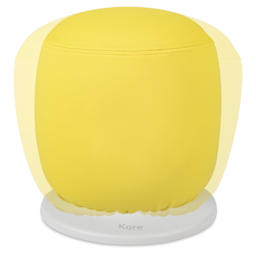 Kore Design Kid’s Adjustable Pivot Stool - Short, Yellow, 13" - 17" - 360° motion