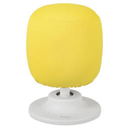Kore Design Kid’s Adjustable Pivot Stool - Short, Yellow, 13" - 17" - raised