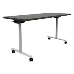 Safco Jurni Flip-Top Table with Casters - Asian Night, 24" x 60"