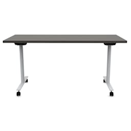 Safco Jurni Flip-Top Table with Casters - Asian Night, 24" x 60", top flat