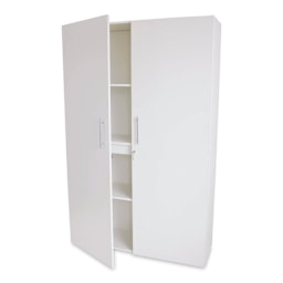 Whitney Brothers White Tall and Wide Wall Cabinet