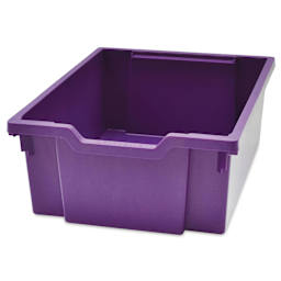 Gratnells MakerHub Cart - Silver with Plum Purple - Storage Tray