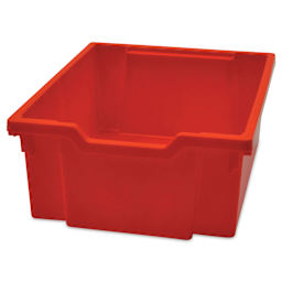 Gratnells MakerHub Cart - Silver with Flame Red - Storage Tray