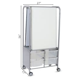 Gratnells MakerHub Cart - Silver with Translucent